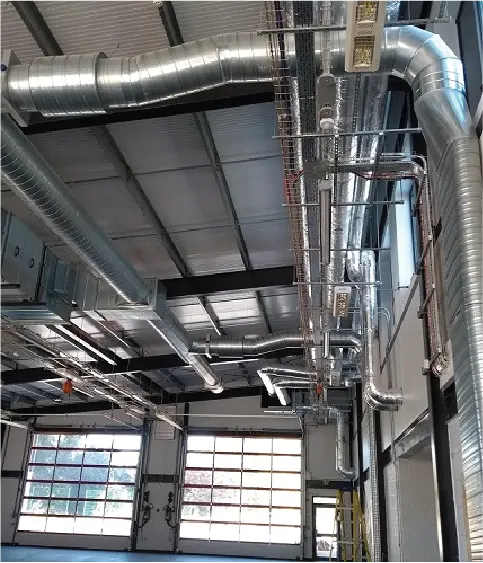 Commercial duct cleaning project completed in Sutton, UK