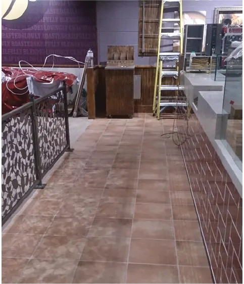 Restaurant commercial cleaning service - kitchen and dining area cleaning